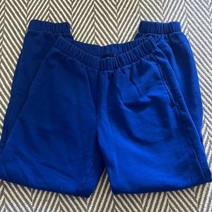 Brandy Melville royal blue sweatpants